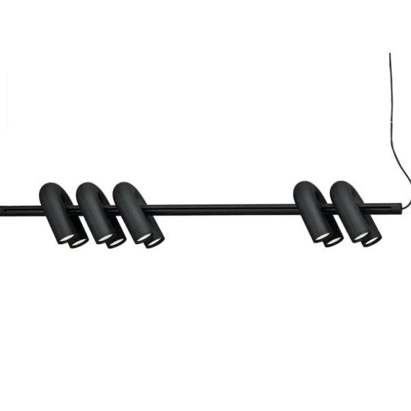 AGO Cirkus Modular spårskena, 120 cm, svart