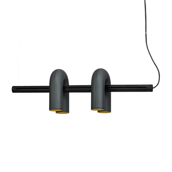 AGO Cirkus Modular spårskena, 60 cm, svart