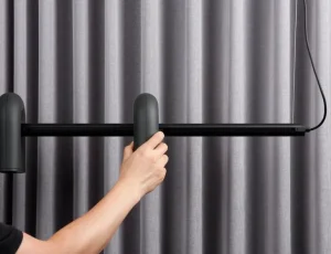 AGO Cirkus Modular spårskena, 120 cm, svart