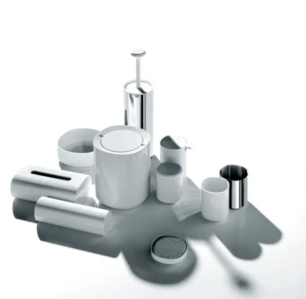 Alessi Birillo badrumskorg, vit