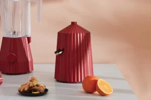 Alessi Plissé citruspress, svart