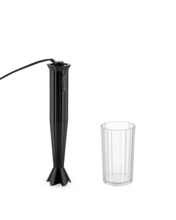 Alessi Plissé stavmixer, svart