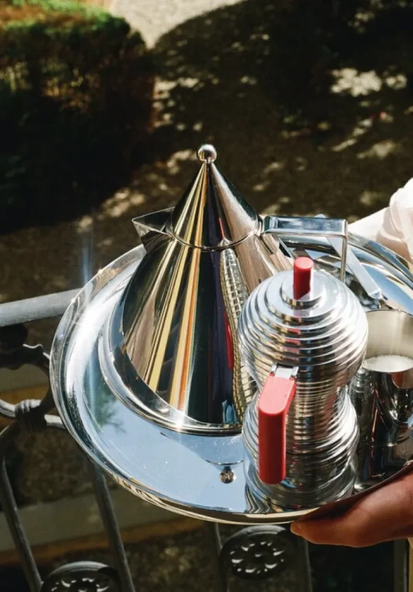 Alessi Pulcina espressobryggare för induktionshäll, 6 koppar, aluminium
