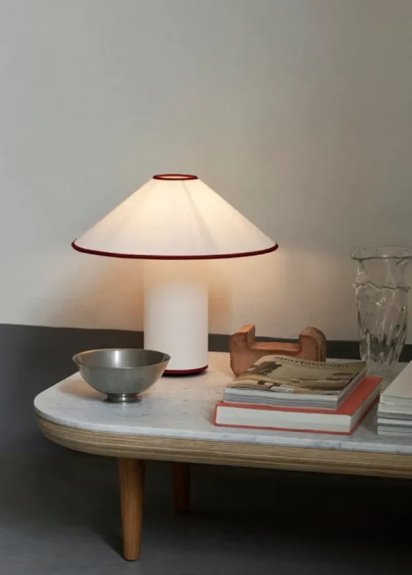 &Tradition Colette ATD6 bordslampa, vit - merlot