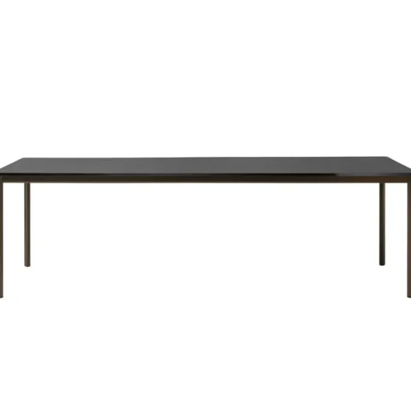 &Tradition Drip HW60 bord, svart - bronsfärgad aluminium
