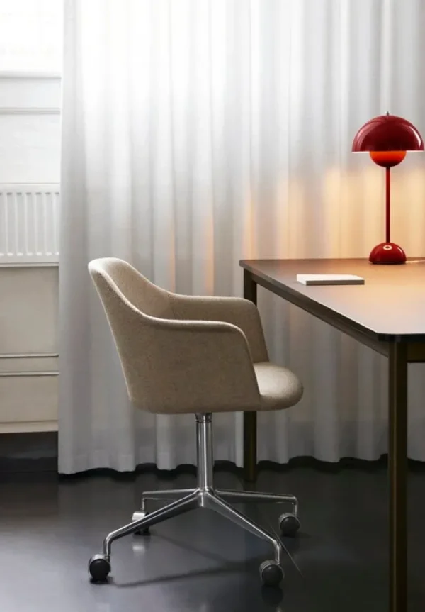 &Tradition Drip HW58 bord, svart - bronsfärgad aluminium