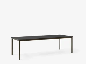 &Tradition Drip HW60 bord, svart - bronsfärgad aluminium