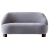 &Tradition Margas LC3 2-sits soffa, valnöt - Gentle 133