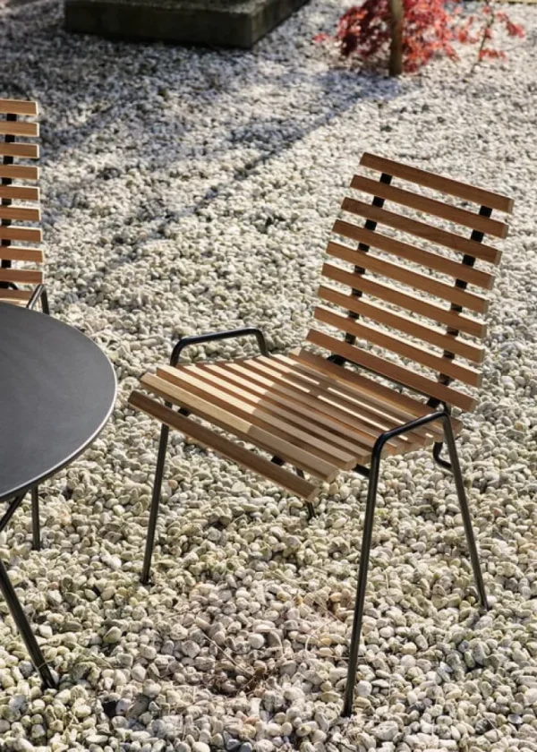 &Tradition &Tradition RFH RD4, terrassstol, svart - teak