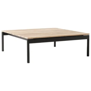 &Tradition &Tradition Ville AV50 utebord, 90 x 90 cm, teak - varm svart