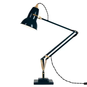 Anglepoise Original 1227 Brass skrivbordslampa, bläckblå