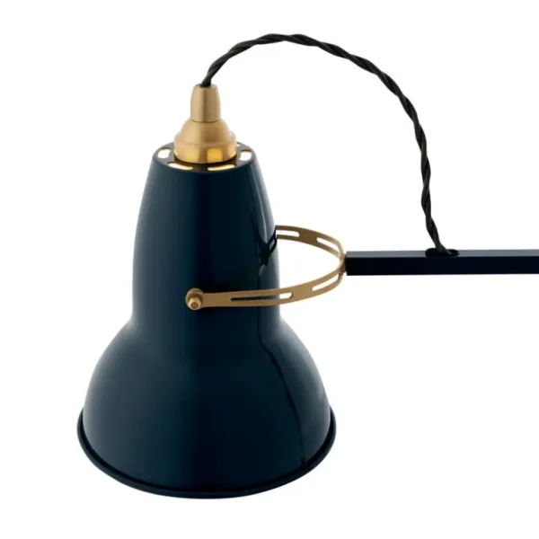 Anglepoise Original 1227 Brass skrivbordslampa, bläckblå