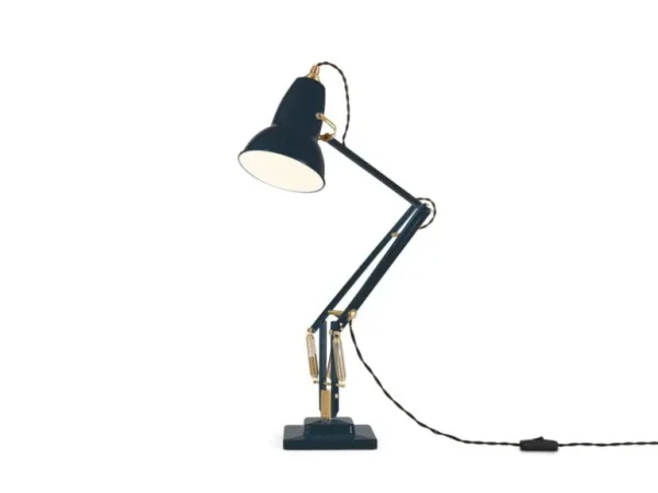 Anglepoise Original 1227 Brass skrivbordslampa, bläckblå