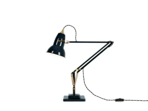 Anglepoise Original 1227 Brass skrivbordslampa, bläckblå