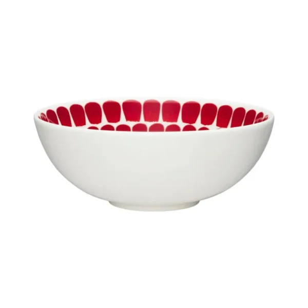 Arabia 24h Tuokio djup tallrik 18 cm, röd