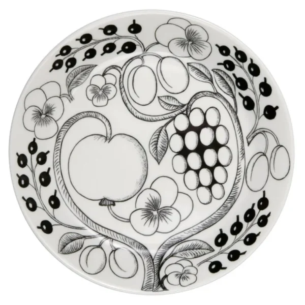 Arabia Paratiisi tallrik 21 cm, svart