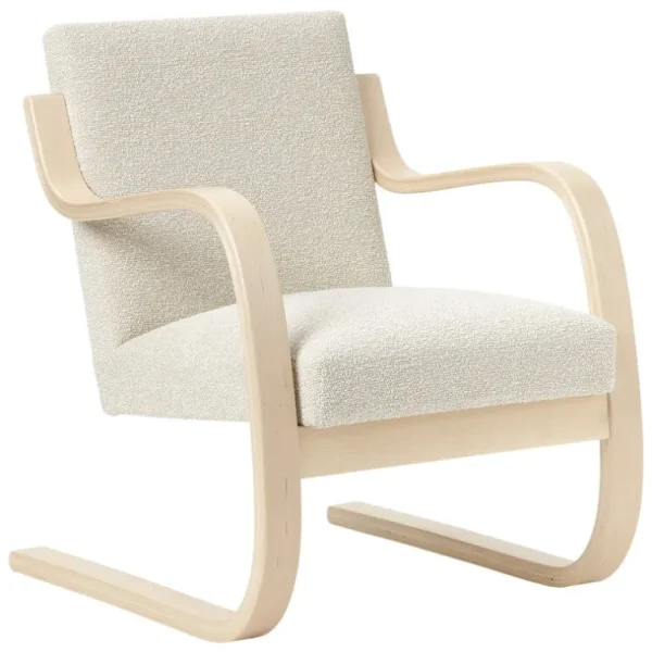 Artek Aalto Armchair 402, björk - cream/pearl Nubia 02