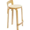 Artek Aalto barstol K65, björk