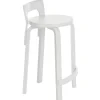 Artek Aalto barstol K65, vit