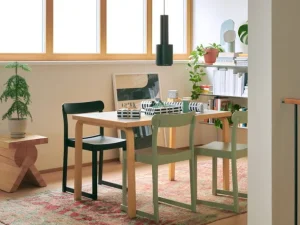 Artek Aalto bord 81B, björk - vitt laminat