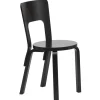 Artek Aalto Chair 66, svartlackad