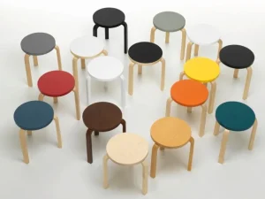 Artek Aalto pall 60, petrol - björk