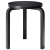 Artek Aalto pall 60, svartlackad