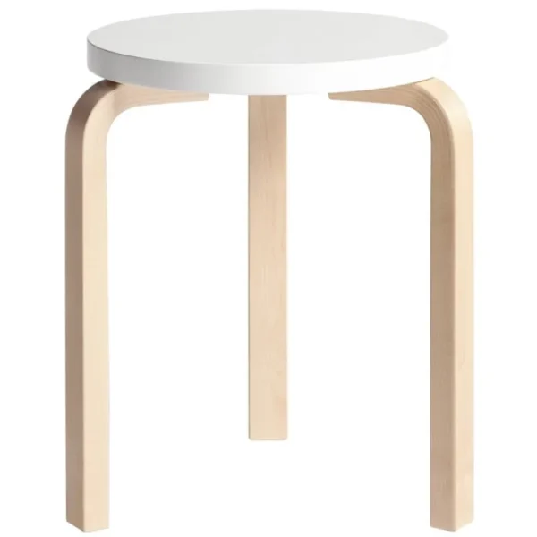 Artek Aalto pall 60, vit - björk
