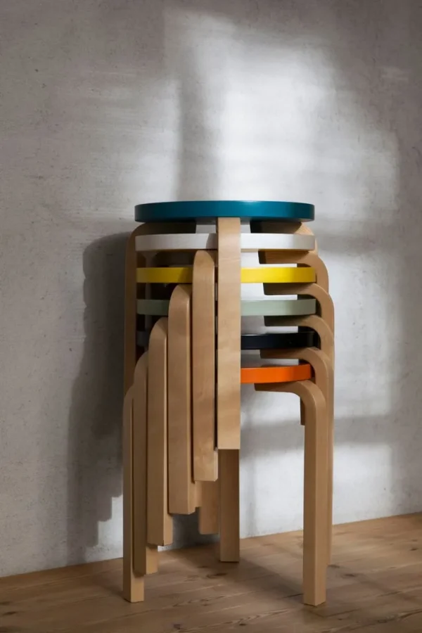 Artek Aalto pall 60, vit - björk
