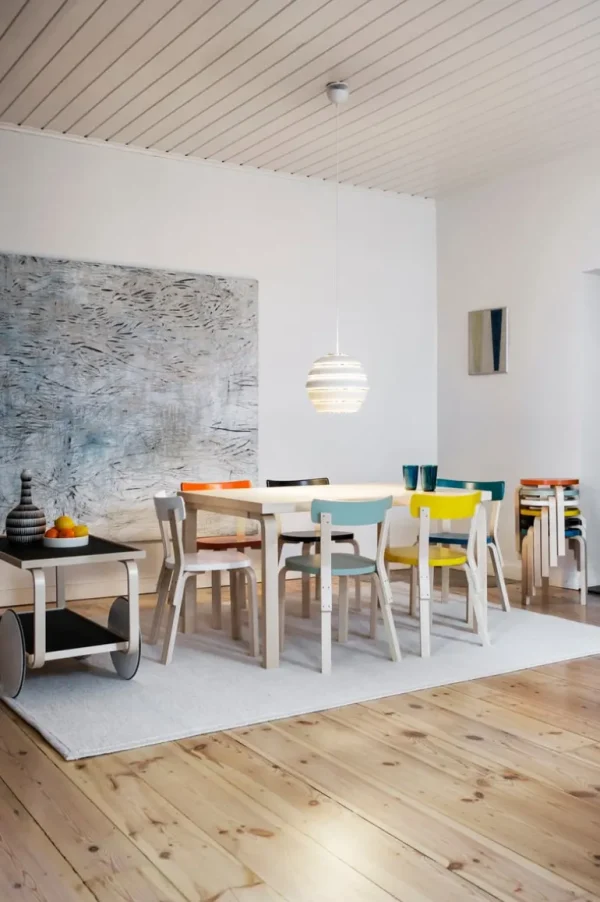 Artek Aalto pall 60, vit - björk