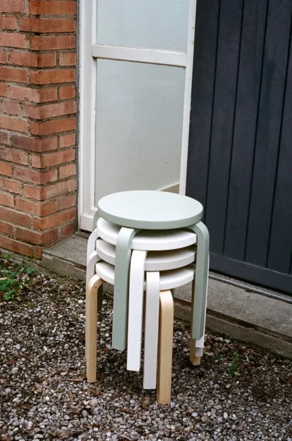 Artek Aalto pall 60, vit - björk