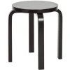 Artek Aalto pall E60, svartlackad