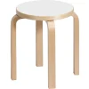 Artek Aalto pall E60, vit laminat