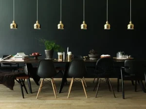 Artek Aalto pendellampa A330S ”Golden Bell”, mässing