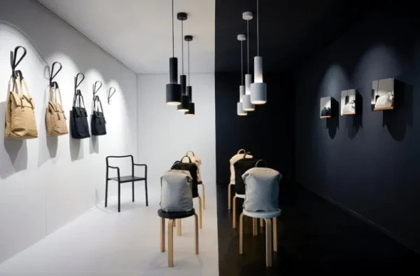 Artek Aalto pendellampa A110 ”Hand Grenade”, helvit