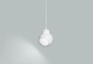 Artek Aalto pendellampa A338 ”Bilberry”, vit