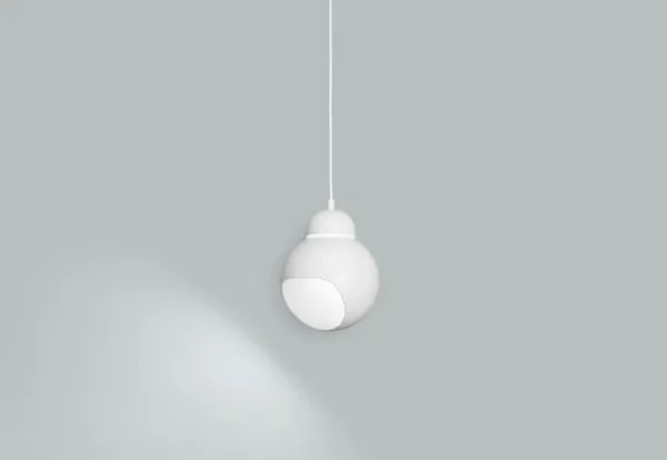 Artek Aalto pendellampa A338 ”Bilberry”, vit