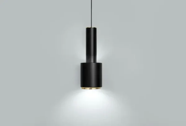 Artek Aalto pendellampa A110 ”Hand Grenade”, svart