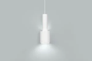 Artek Aalto pendellampa A110 ”Hand Grenade”, helvit