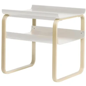 Artek Aalto sidobord 915, vit - björk