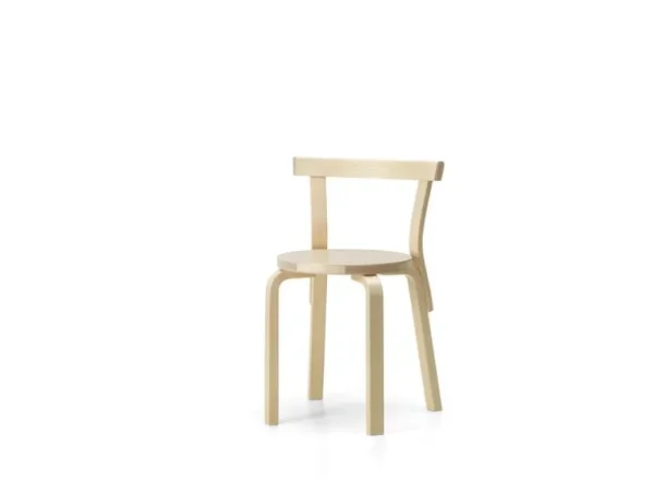 Artek Aalto stol 68, björk