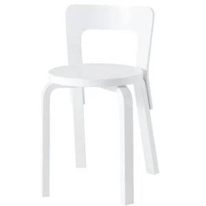 Artek Aalto stol 65, helvit