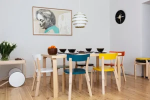 Artek Aalto stol 69, vit