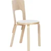 Artek Aalto stol 66, vit laminat