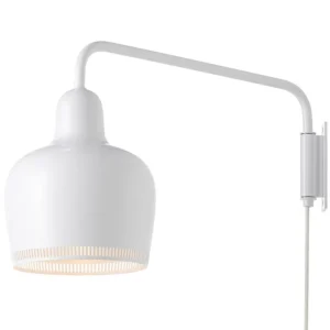 Artek Aalto vägglampa A330S “Golden Bell”, vit