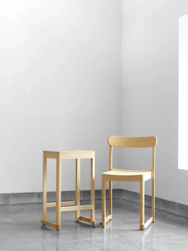 Artek Atelier barstol, 65 cm, grön