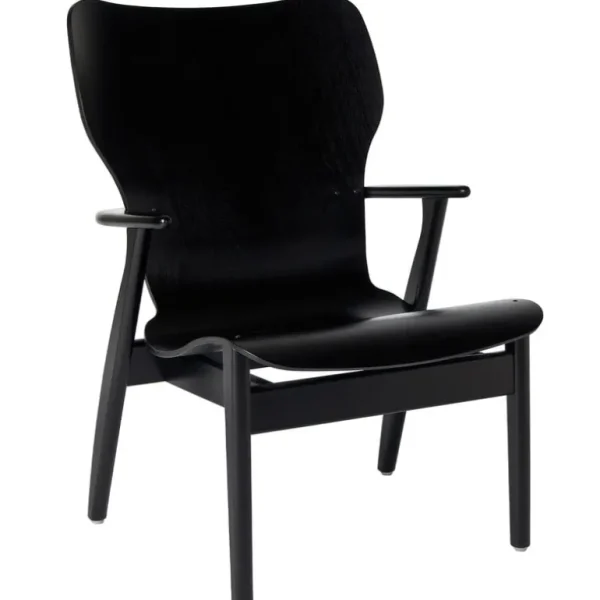 Artek Domus fåtölj, svartbetsad