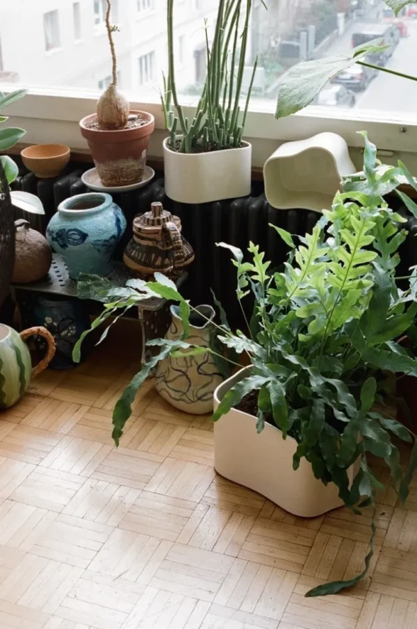 Artek Riihitie blomkruka B, medium, vitglansig