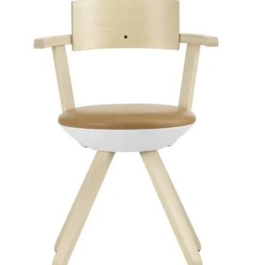 Artek Rival stol KG002, björk/läder