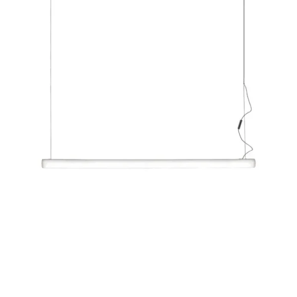 Artemide Alphabet of Light Linear hänglampa, 120 cm, vit